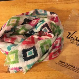 Retired Thirty-one Candy Corners Avenue Scarf